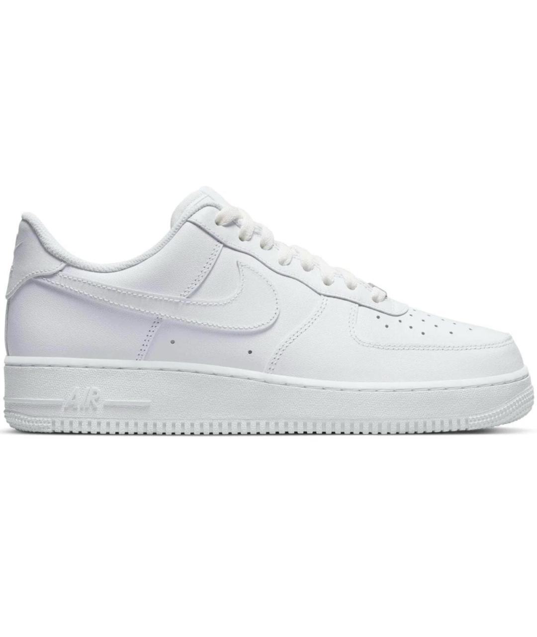 NIKE Белые кожаные низкие кроссовки / кеды, фото 9