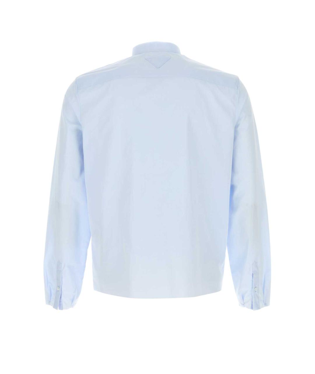 PRADA Голубая хлопковая кэжуал рубашка, фото 2