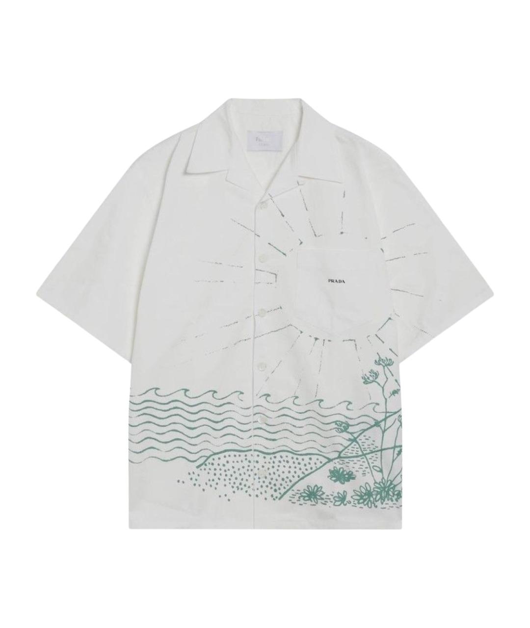 PRADA Мульти хлопковая кэжуал рубашка, фото 1