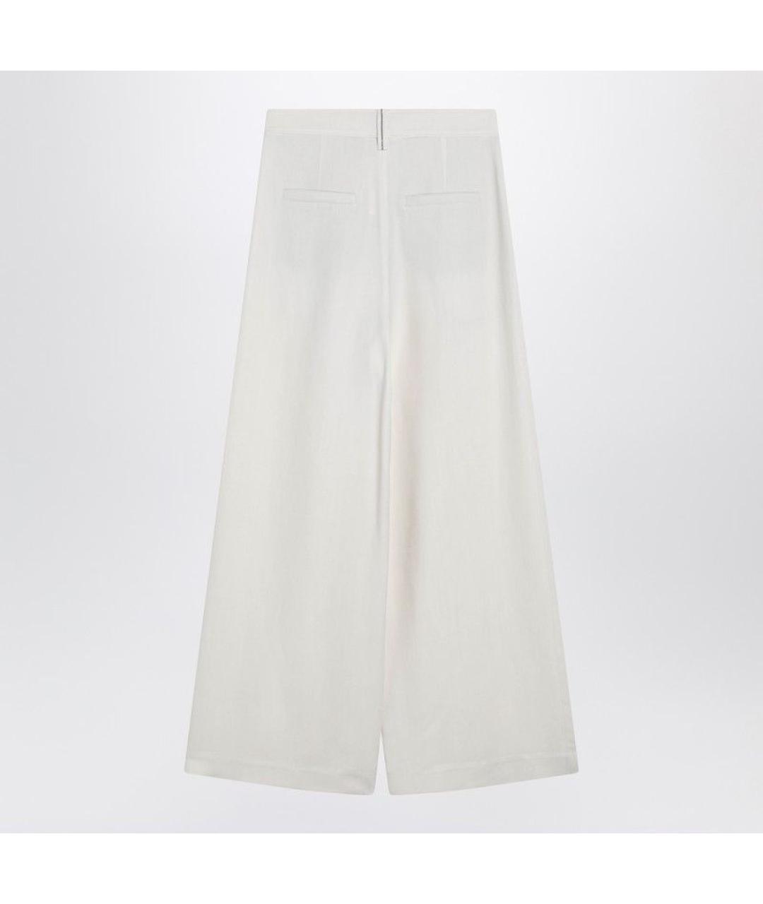 BRUNELLO CUCINELLI Белые брюки широкие, фото 2