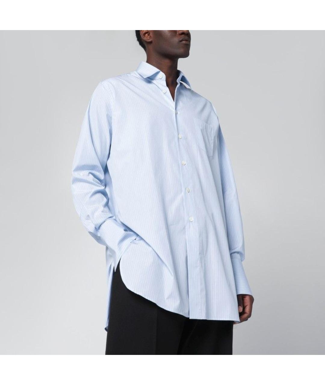 NAMACHEKO Голубая хлопковая кэжуал рубашка, фото 3