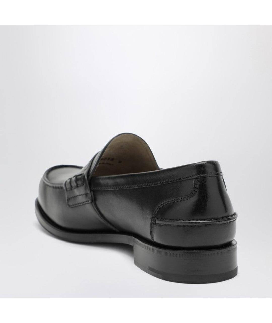 PRADA Черные кожаные лоферы, фото 3