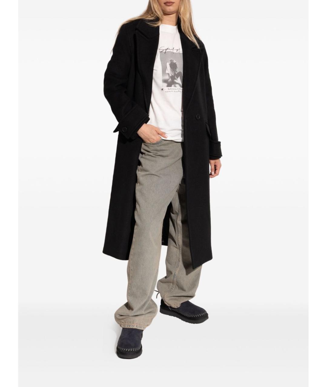 UGG AUSTRALIA Черные кожаные ботинки, фото 5