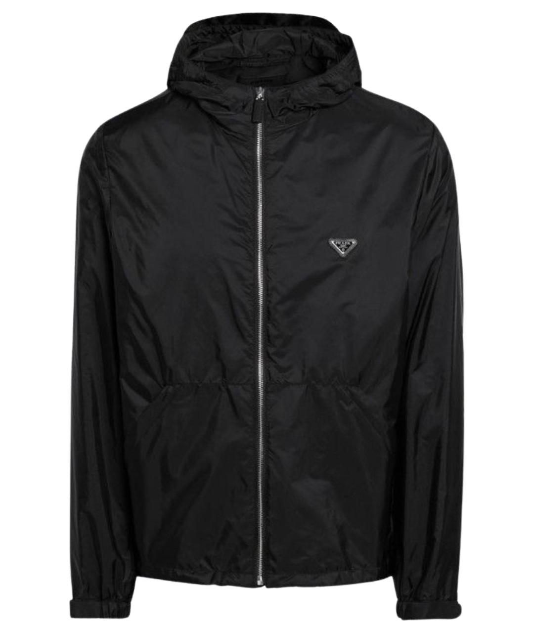 PRADA Черная синтетическая куртка, фото 1