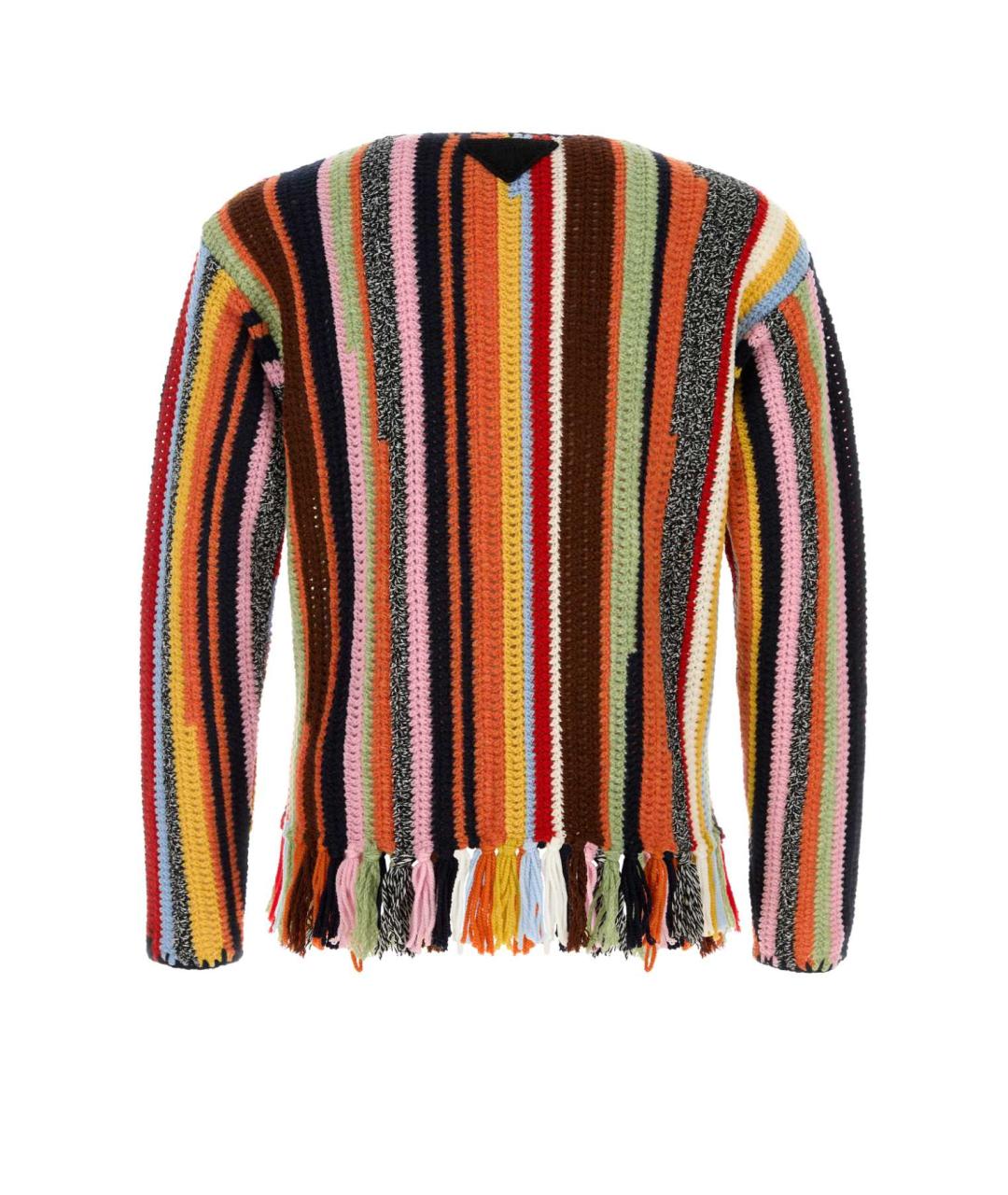 PRADA Мульти шерстяной джемпер / свитер, фото 2