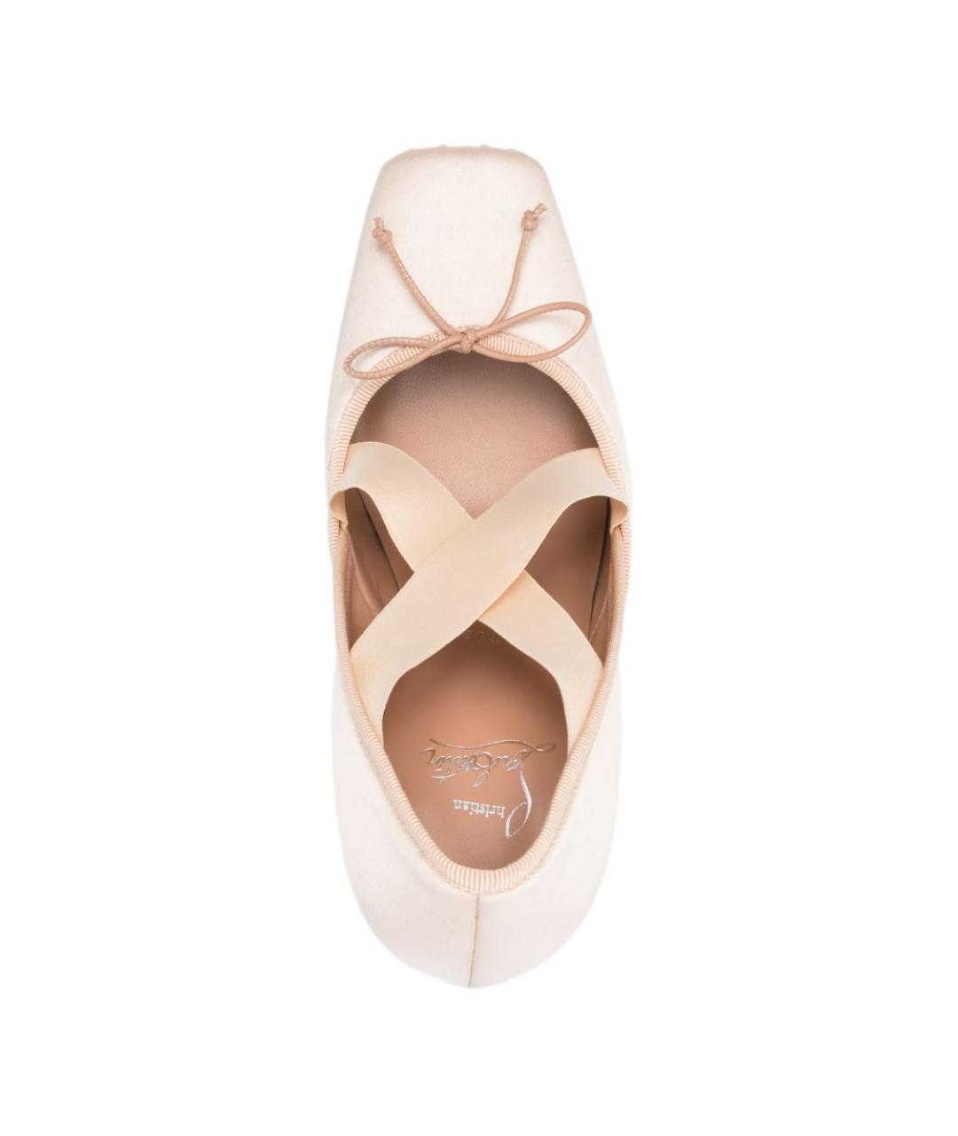 CHRISTIAN LOUBOUTIN Розовые кожаные туфли, фото 2