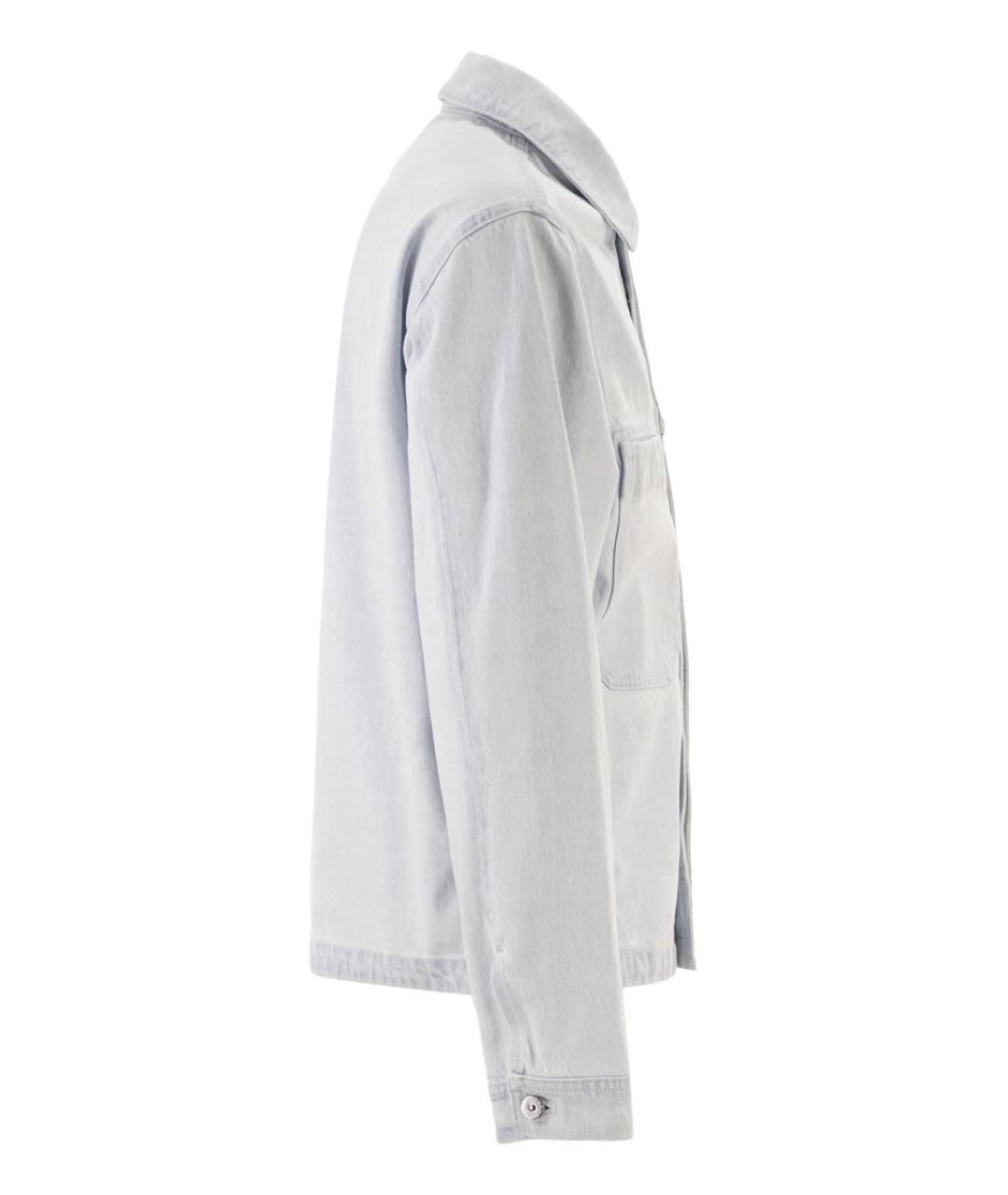 STONE ISLAND Голубая хлопковая куртка, фото 3