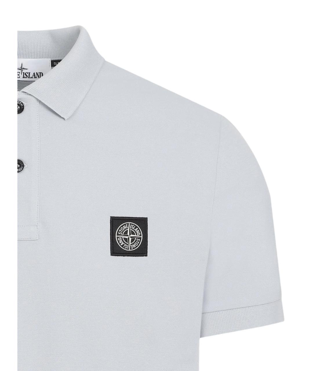 STONE ISLAND Хлопковая футболка, фото 3