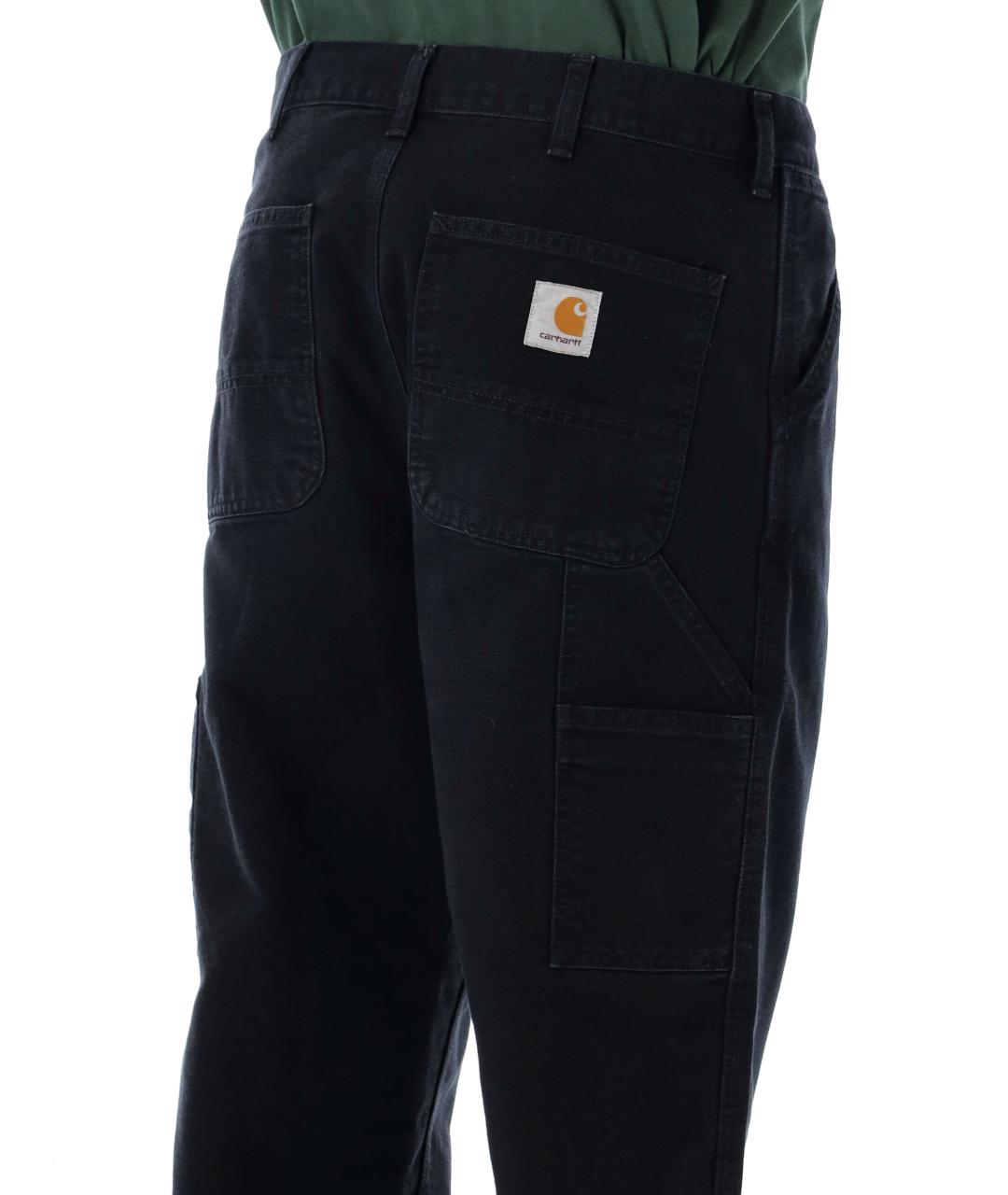 CARHARTT WIP Черные хлопковые прямые джинсы, фото 3