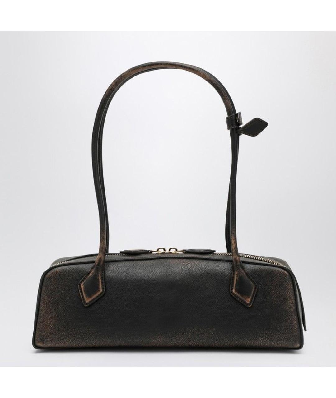 ALAIA Коричневая кожаная сумка через плечо, фото 2