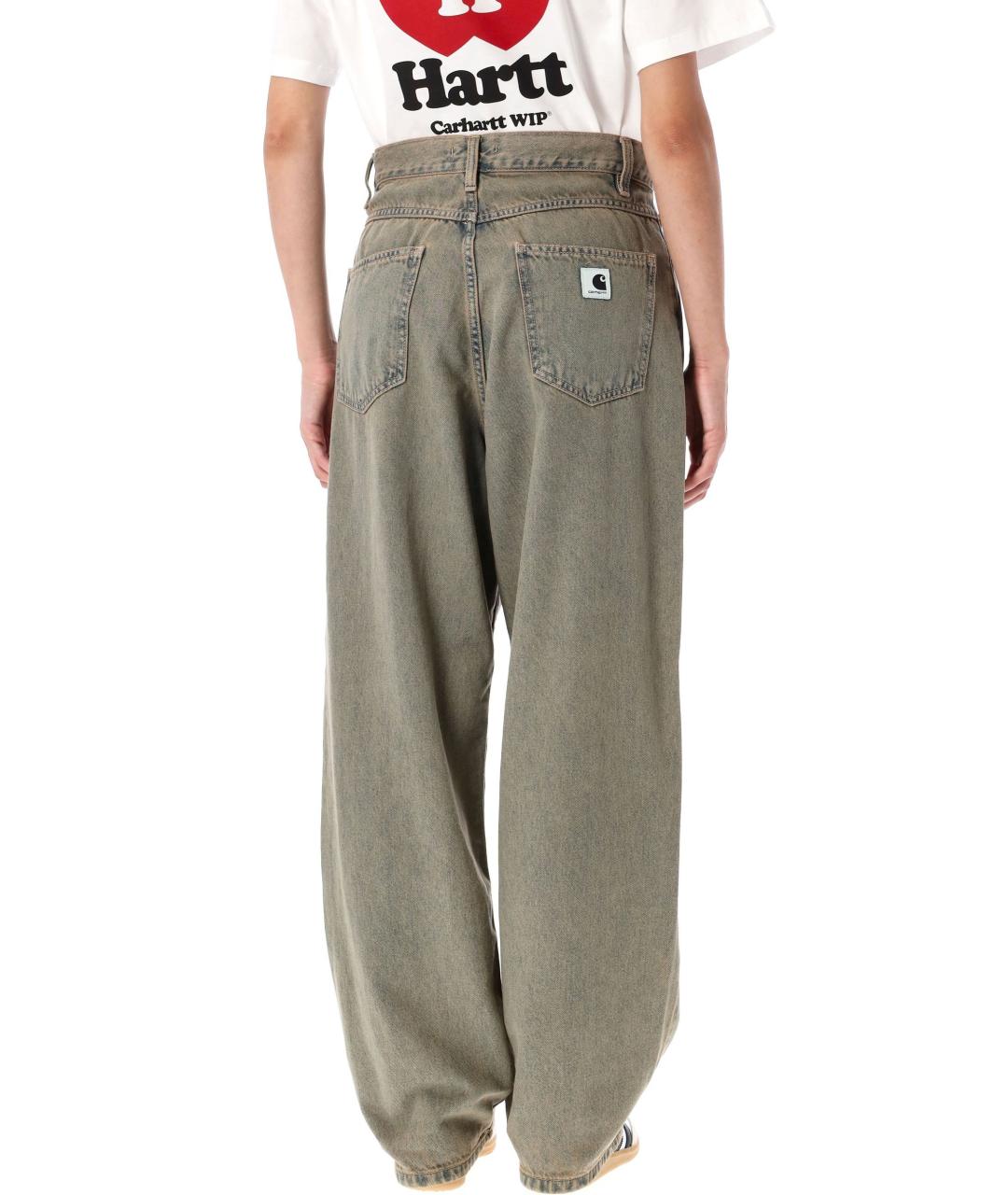 CARHARTT WIP Мульти хлопковые прямые брюки, фото 2