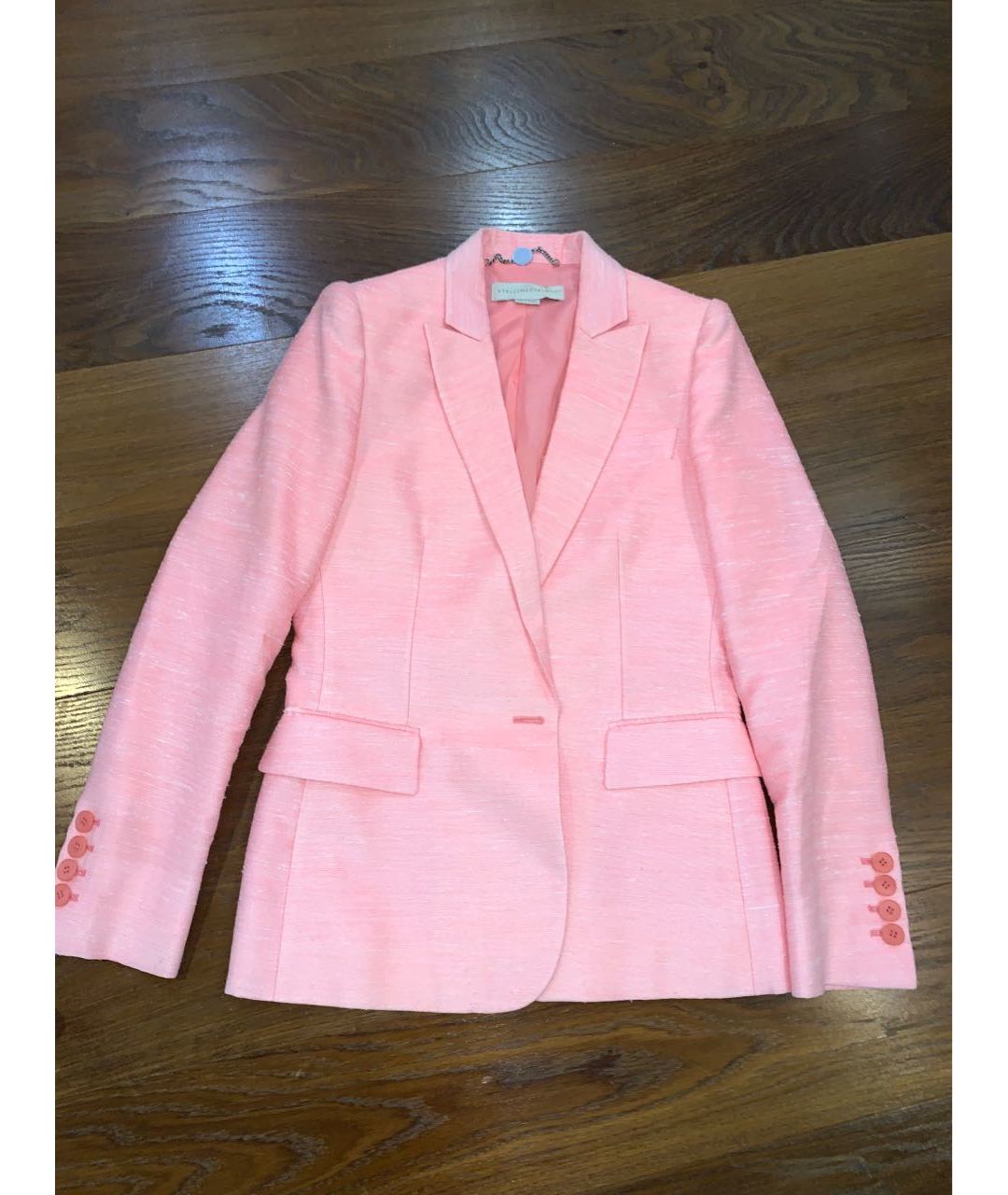 STELLA MCCARTNEY Розовый хлопковый костюм с брюками, фото 3