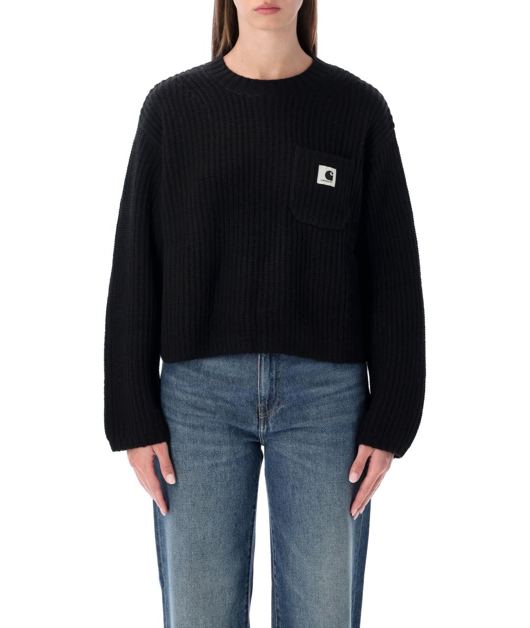 CARHARTT WIP Черный шерстяной джемпер / свитер, фото 4