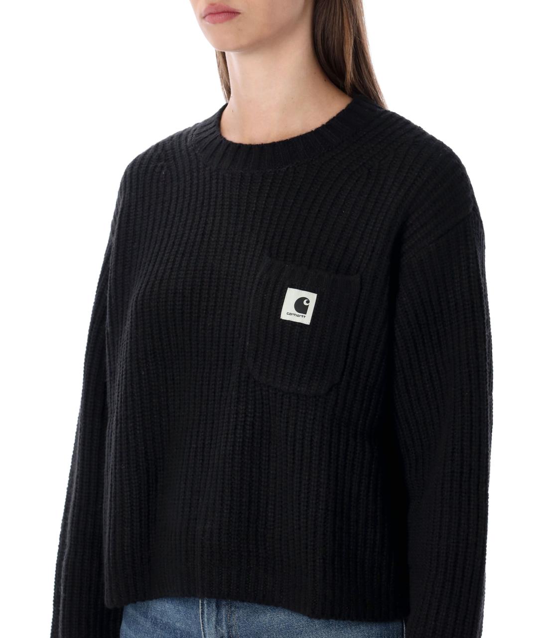 CARHARTT WIP Черный шерстяной джемпер / свитер, фото 3