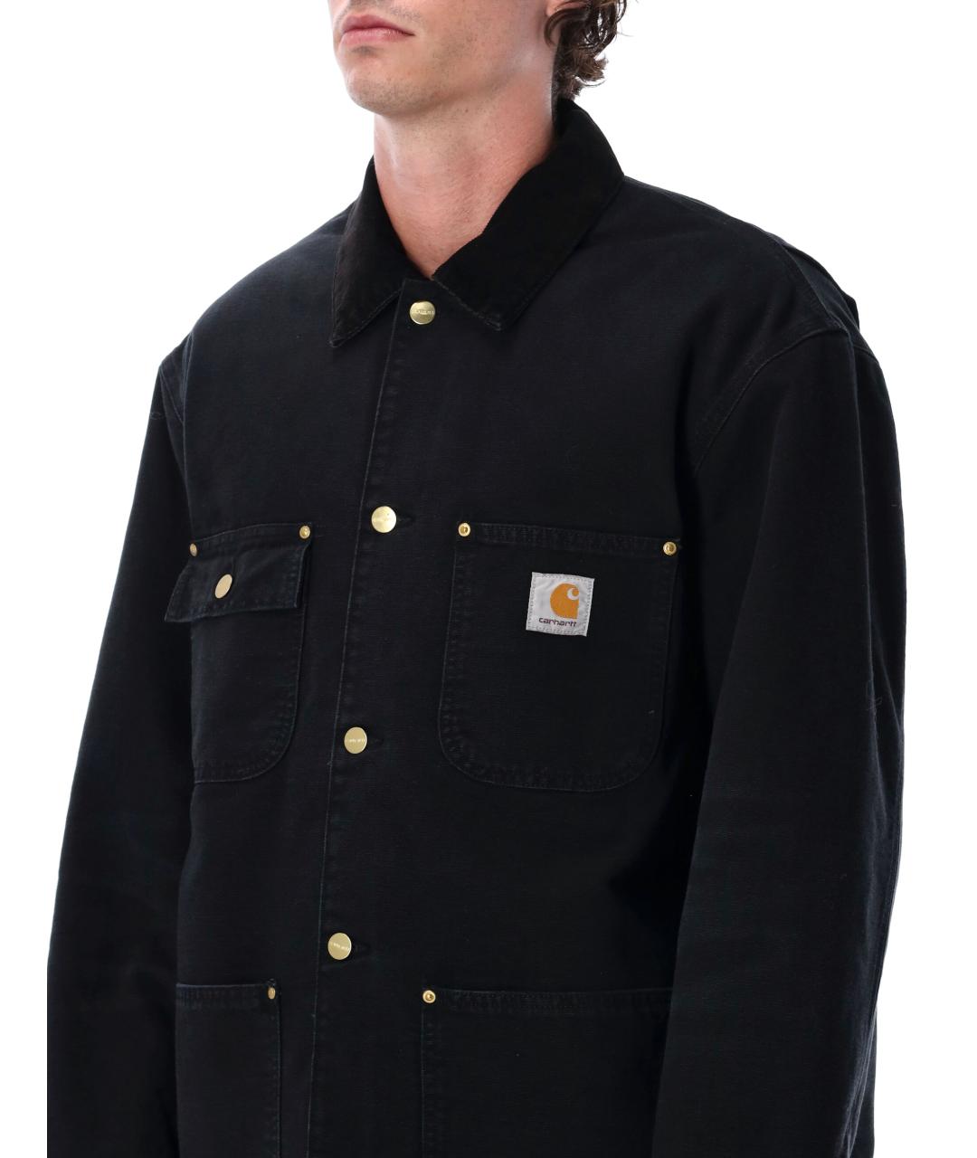 CARHARTT WIP Черная хлопковая куртка, фото 3