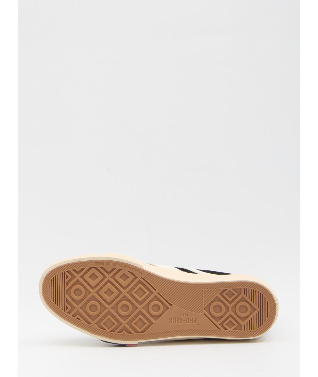 PRO-KEDS Черные кожаные низкие кроссовки / кеды, фото 4