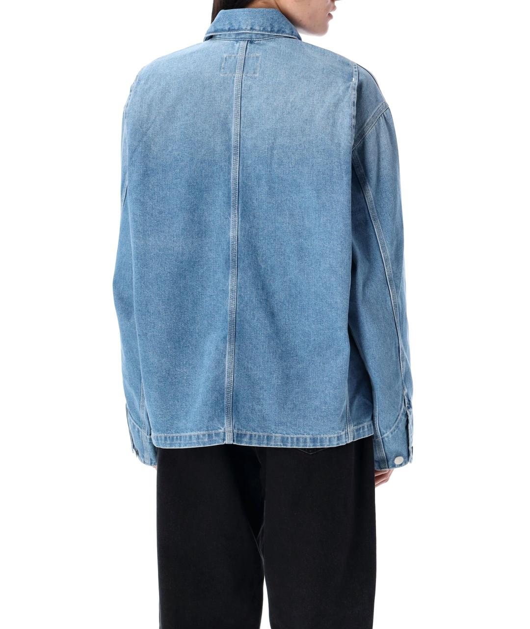 CARHARTT WIP Синяя хлопковая куртка, фото 2