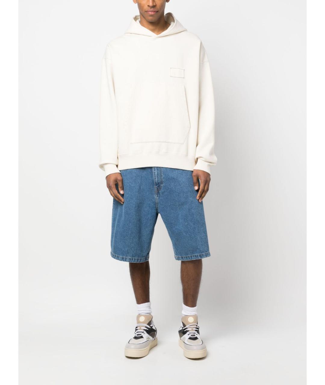 CARHARTT WIP Синие хлопковые шорты, фото 5