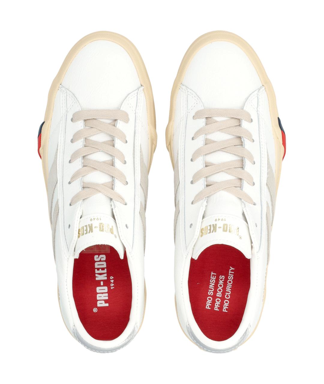 PRO-KEDS Белые кожаные низкие кроссовки / кеды, фото 2