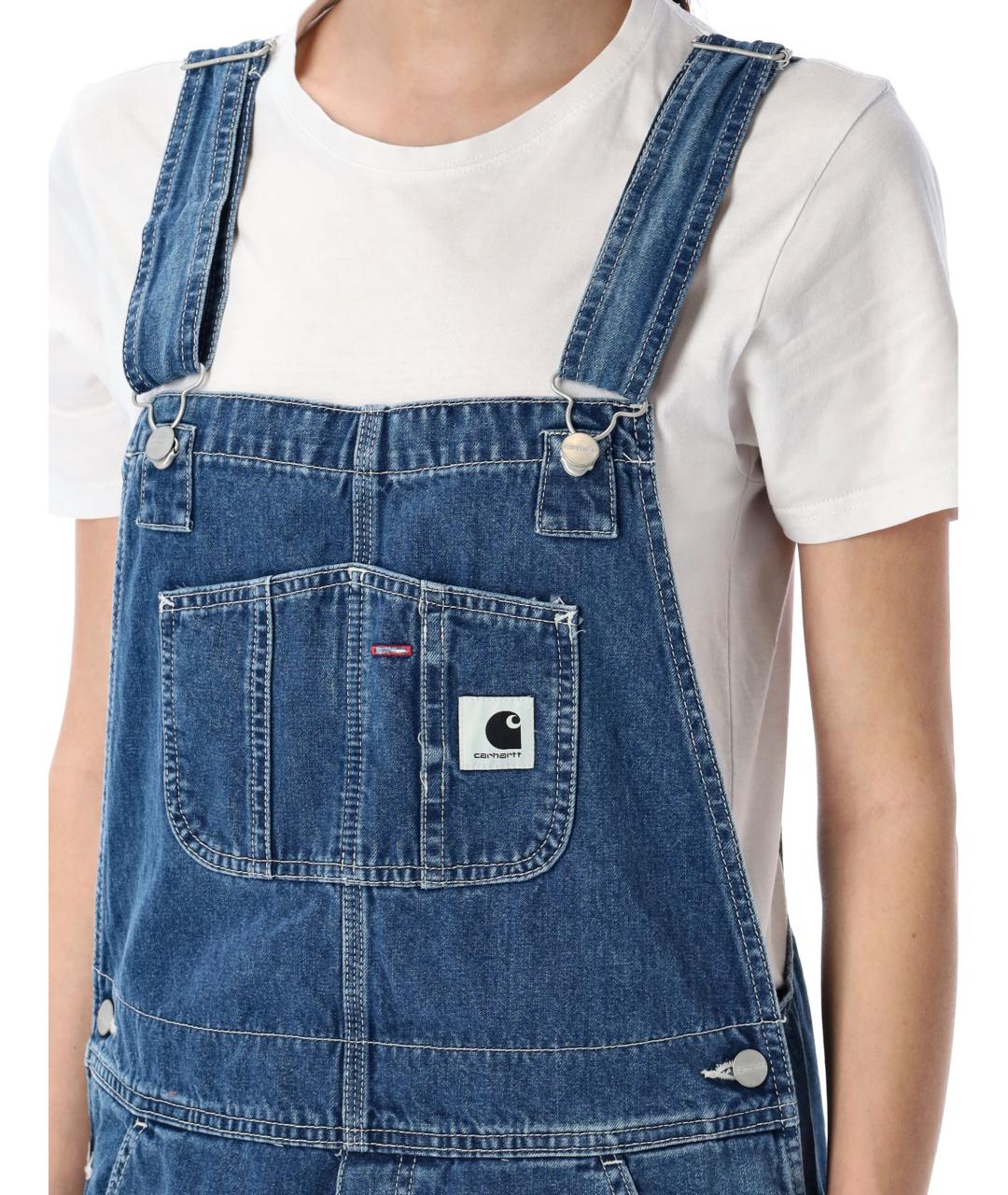CARHARTT WIP Синий хлопковый комбинезон, фото 3