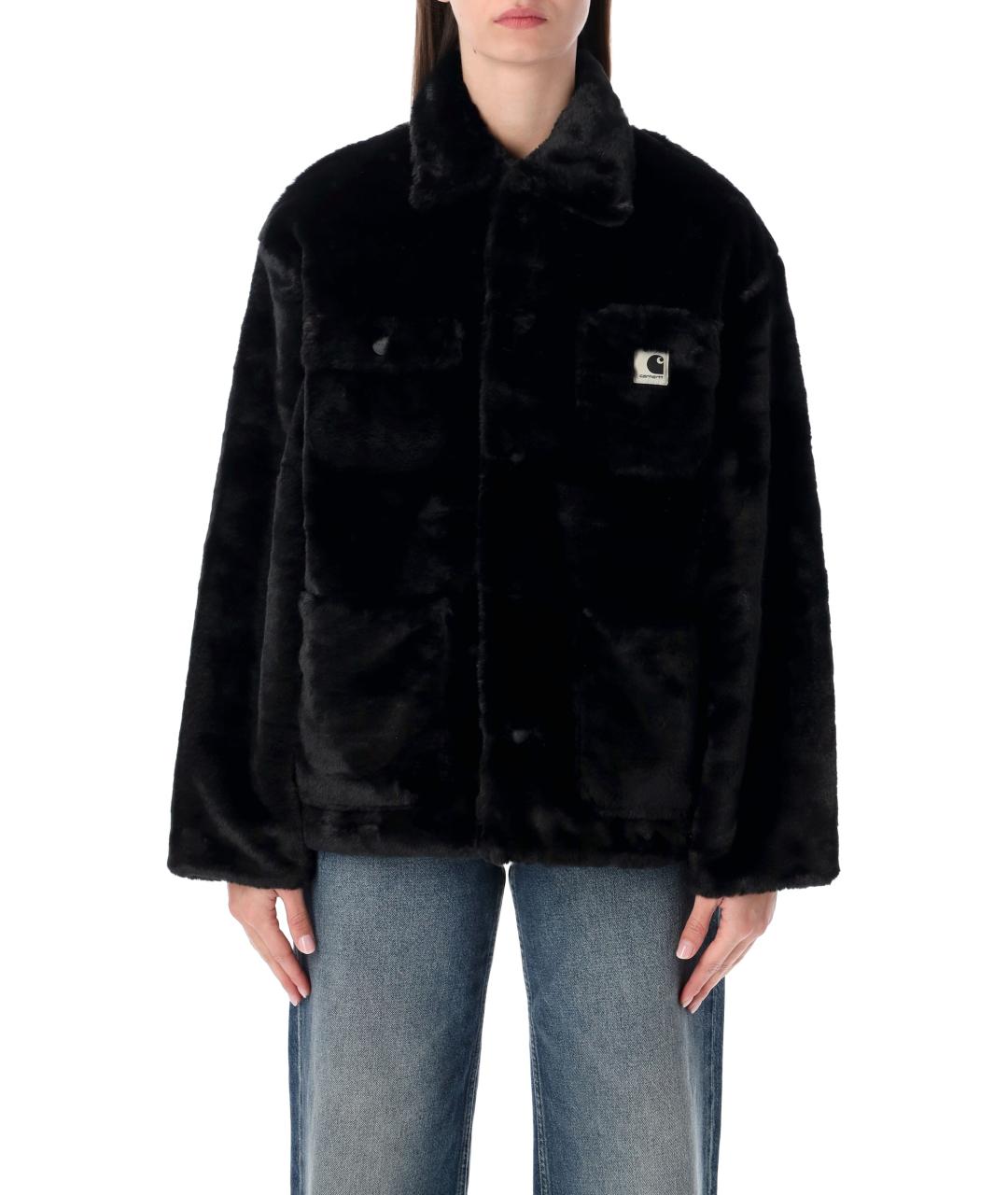 CARHARTT WIP Черная полиэстеровая куртка, фото 4