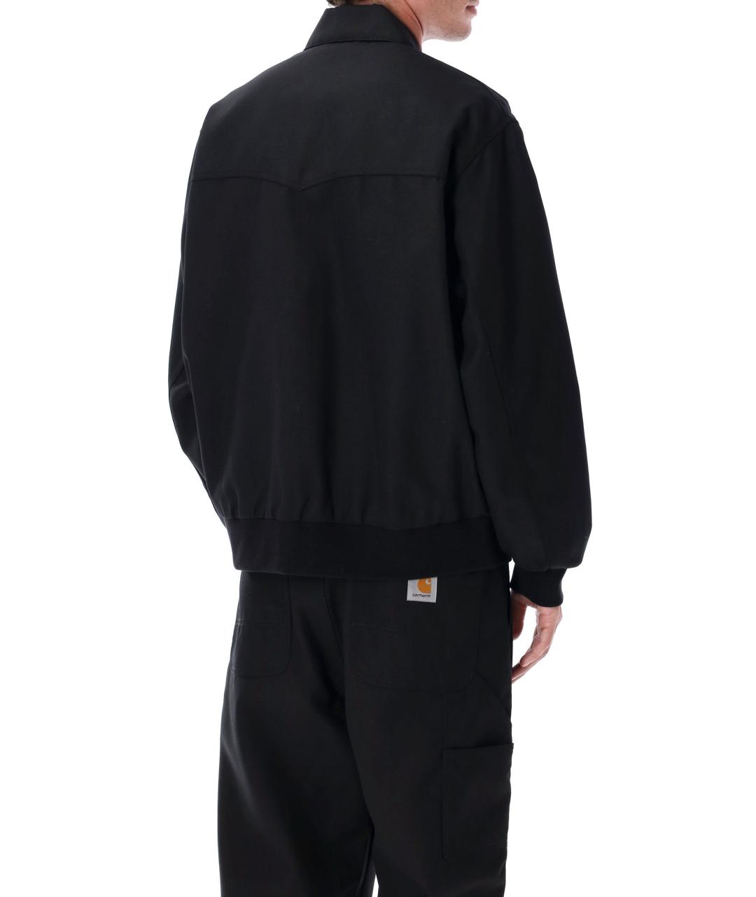 CARHARTT WIP Черная шерстяная куртка, фото 2