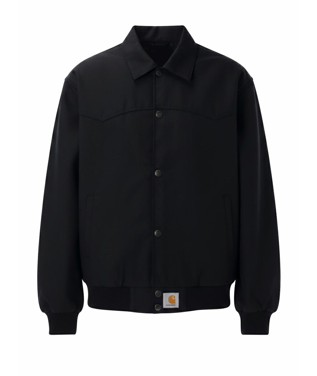CARHARTT WIP Черная шерстяная куртка, фото 1