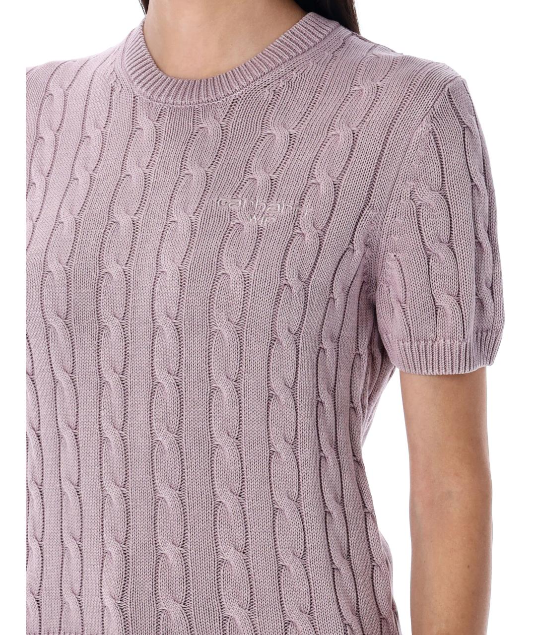 CARHARTT WIP Розовый хлопковый джемпер / свитер, фото 3