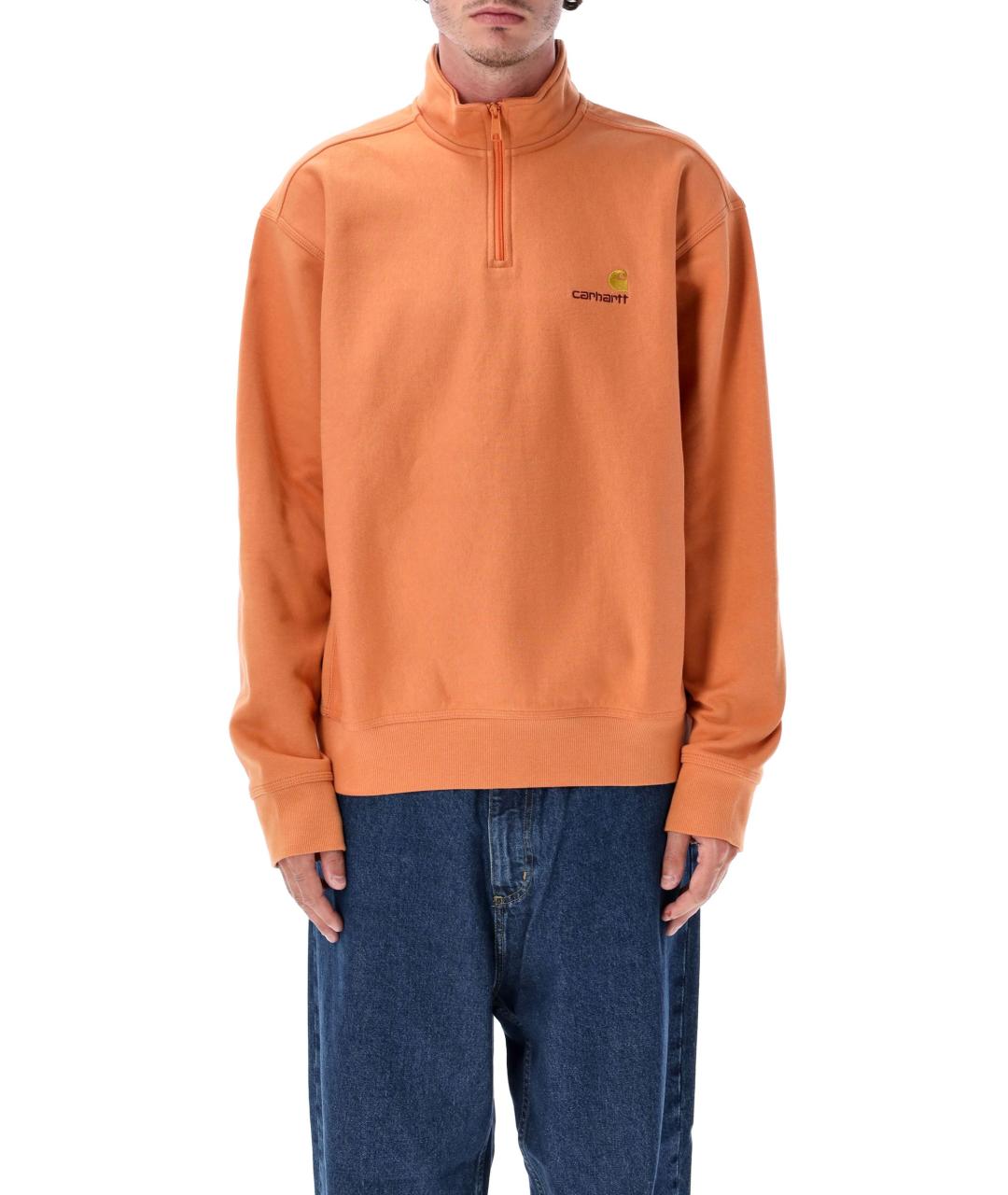 CARHARTT WIP Красный хлопковый джемпер / свитер, фото 4