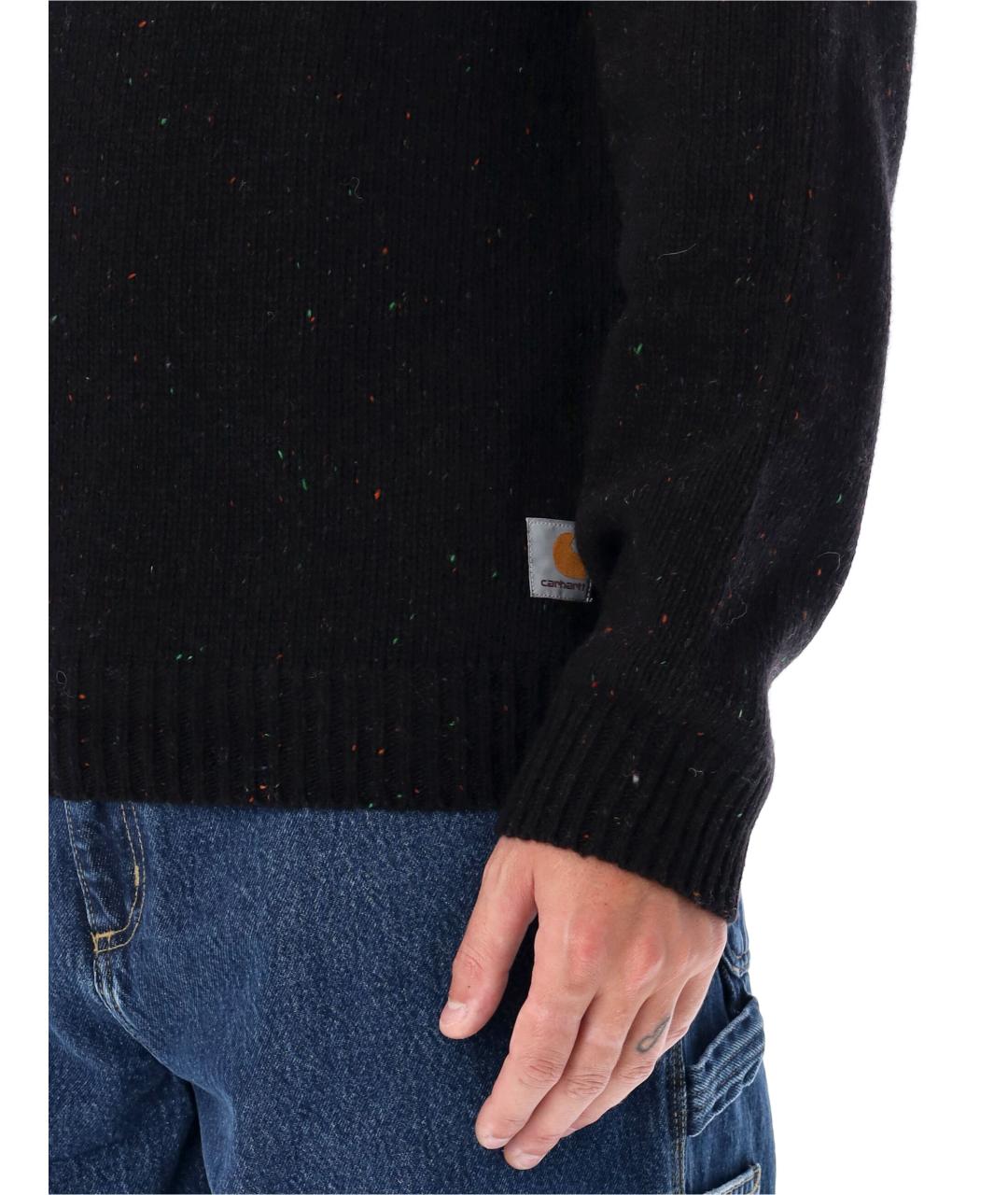 CARHARTT WIP Черный шерстяной джемпер / свитер, фото 5