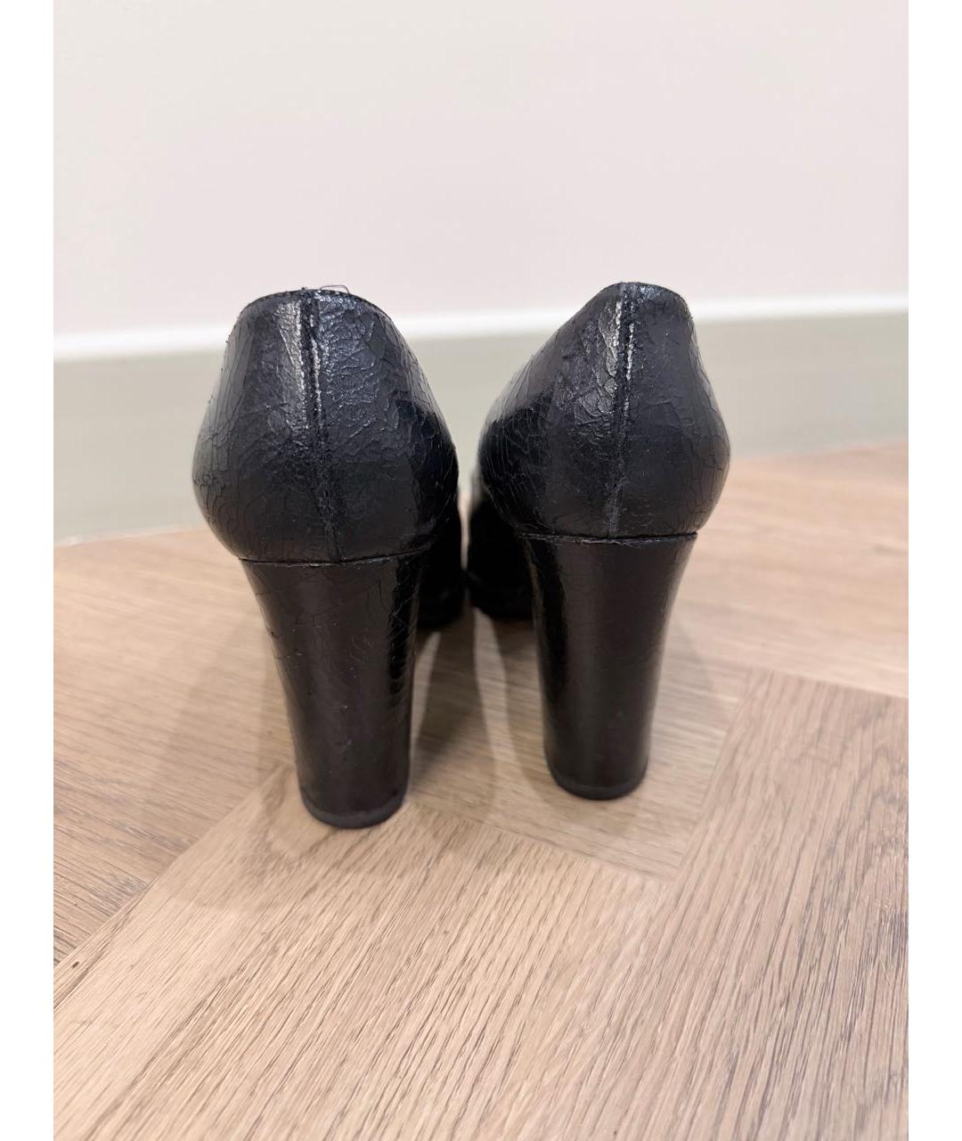 MIU MIU Черные кожаные туфли, фото 5