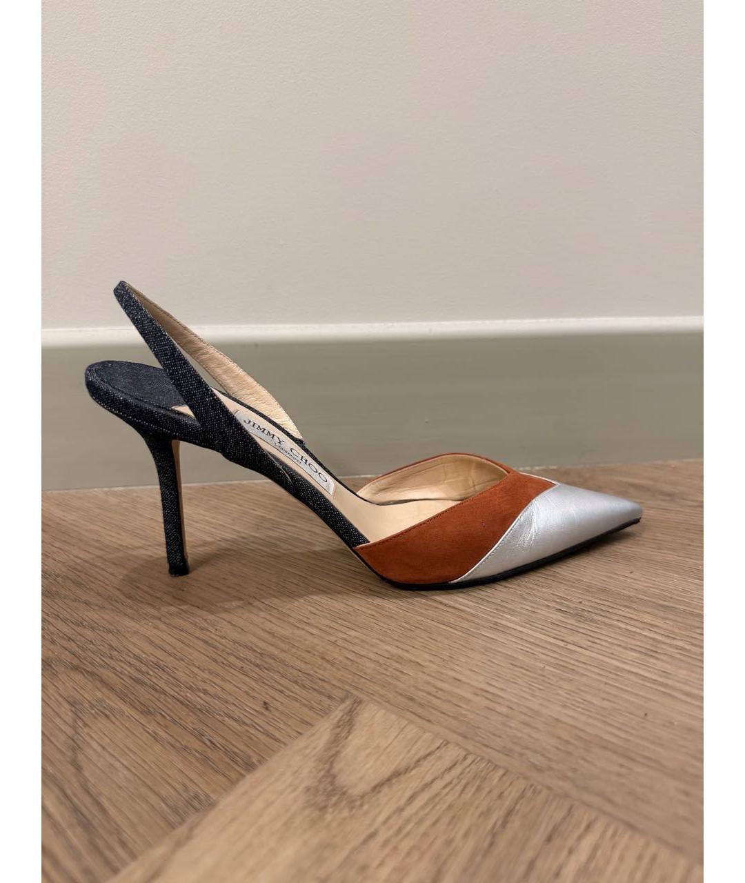 JIMMY CHOO Мульти кожаные туфли, фото 8