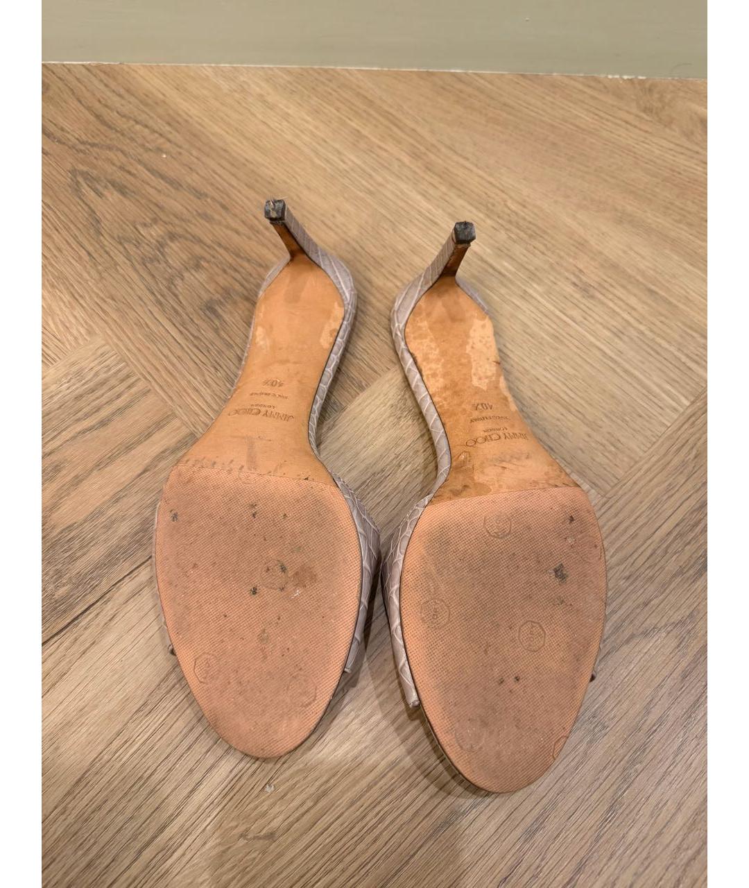 JIMMY CHOO Кожаные мюли, фото 7