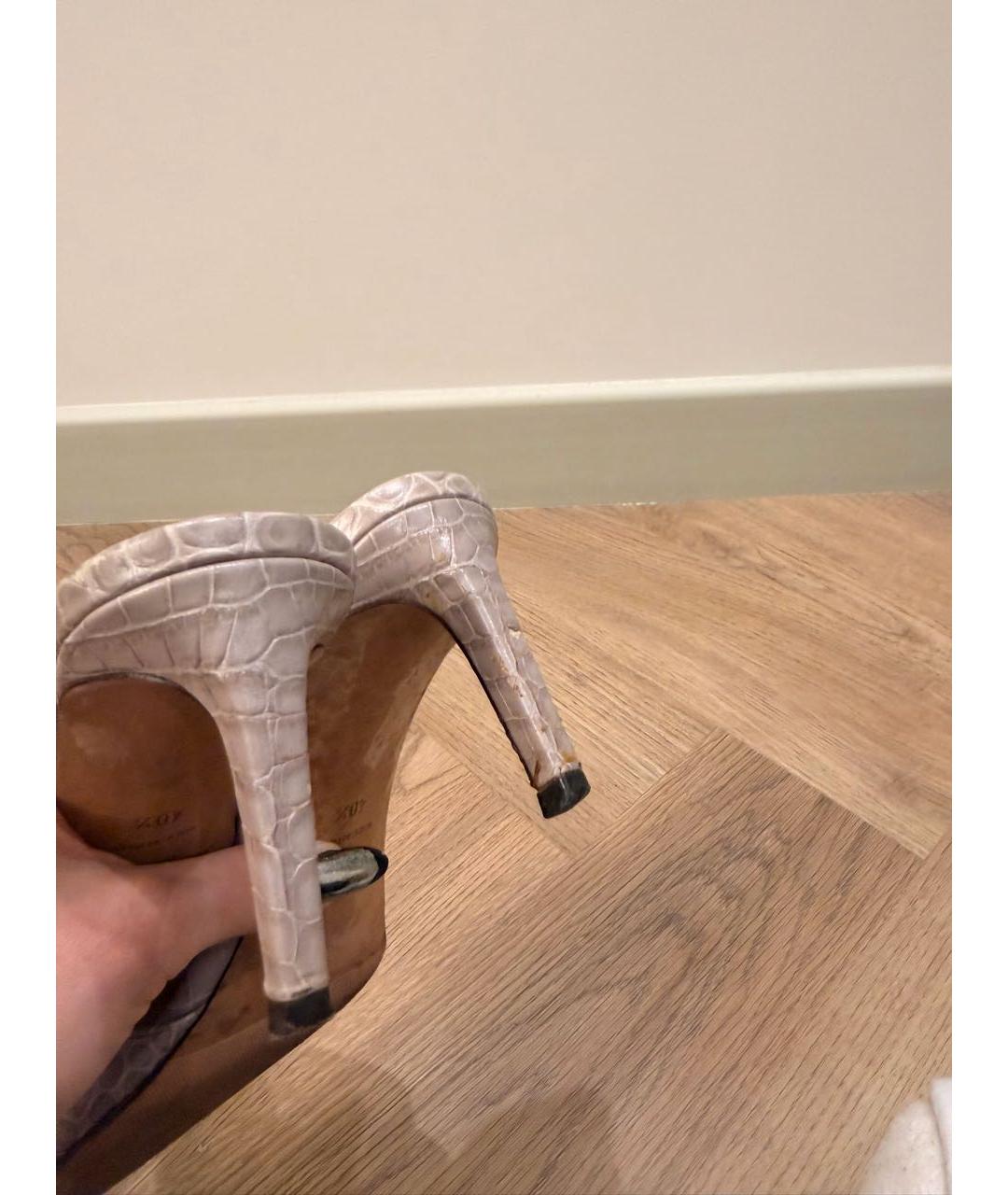 JIMMY CHOO Кожаные мюли, фото 6