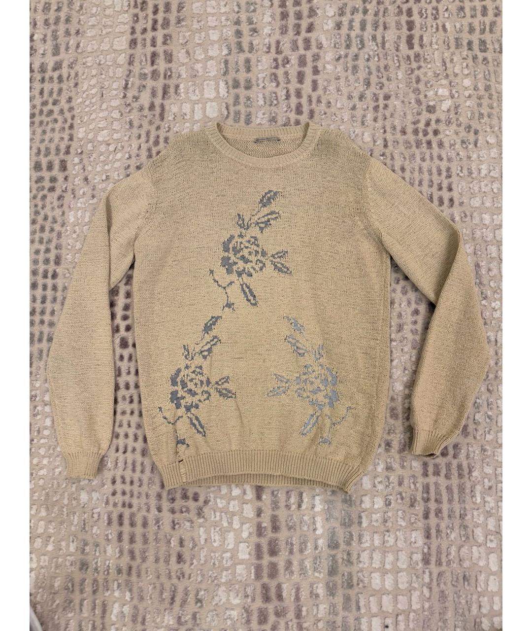 ERMANNO SCERVINO Бежевый полиамидовый джемпер / свитер, фото 9