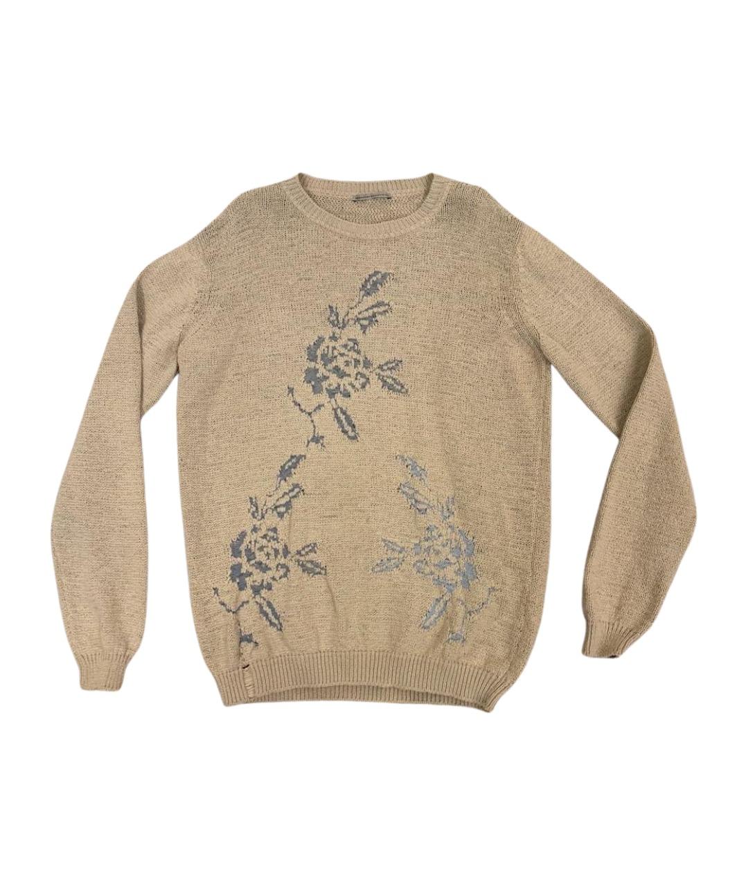 ERMANNO SCERVINO Бежевый полиамидовый джемпер / свитер, фото 1