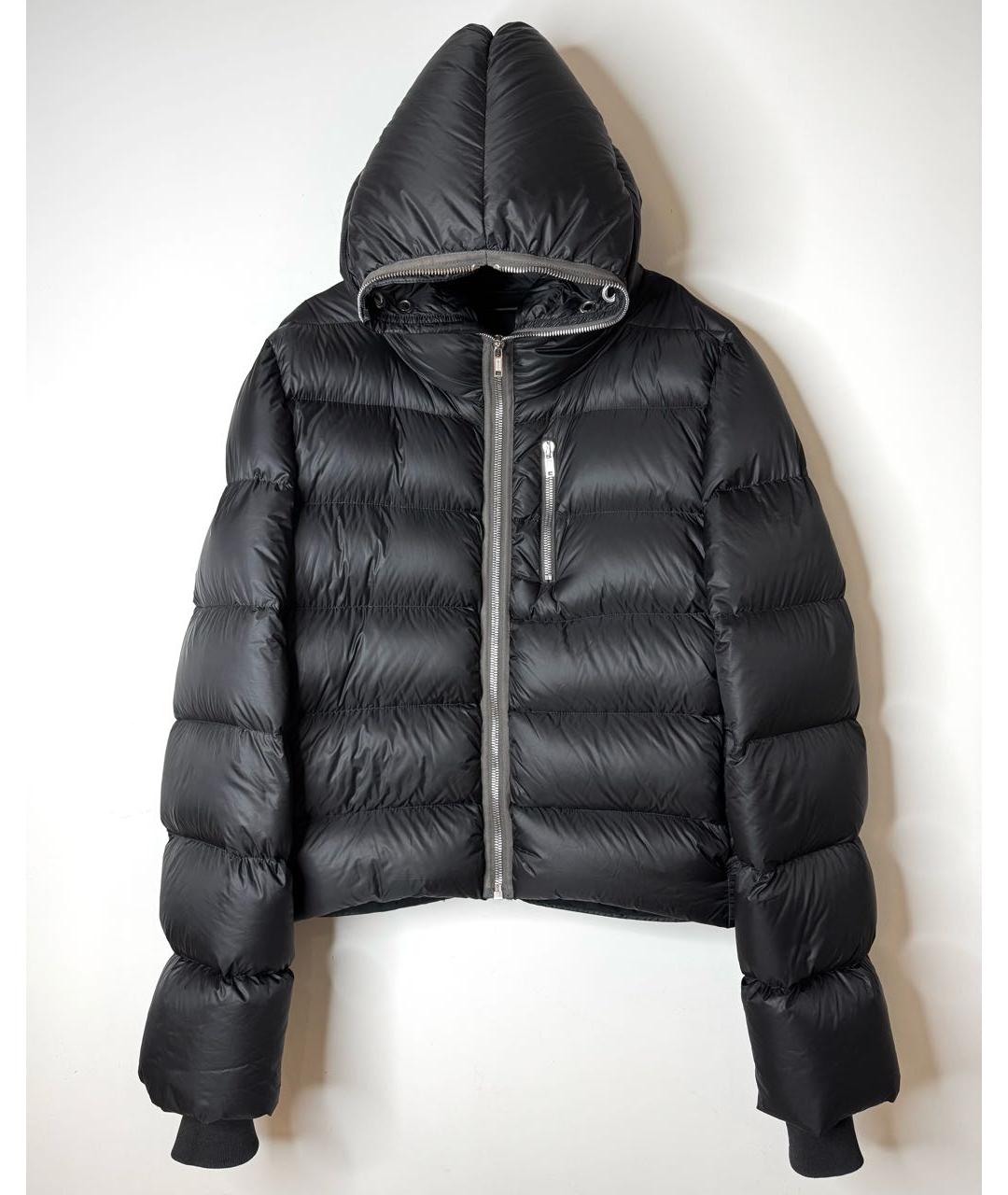 RICK OWENS Черный полиамидовый пуховик, фото 2