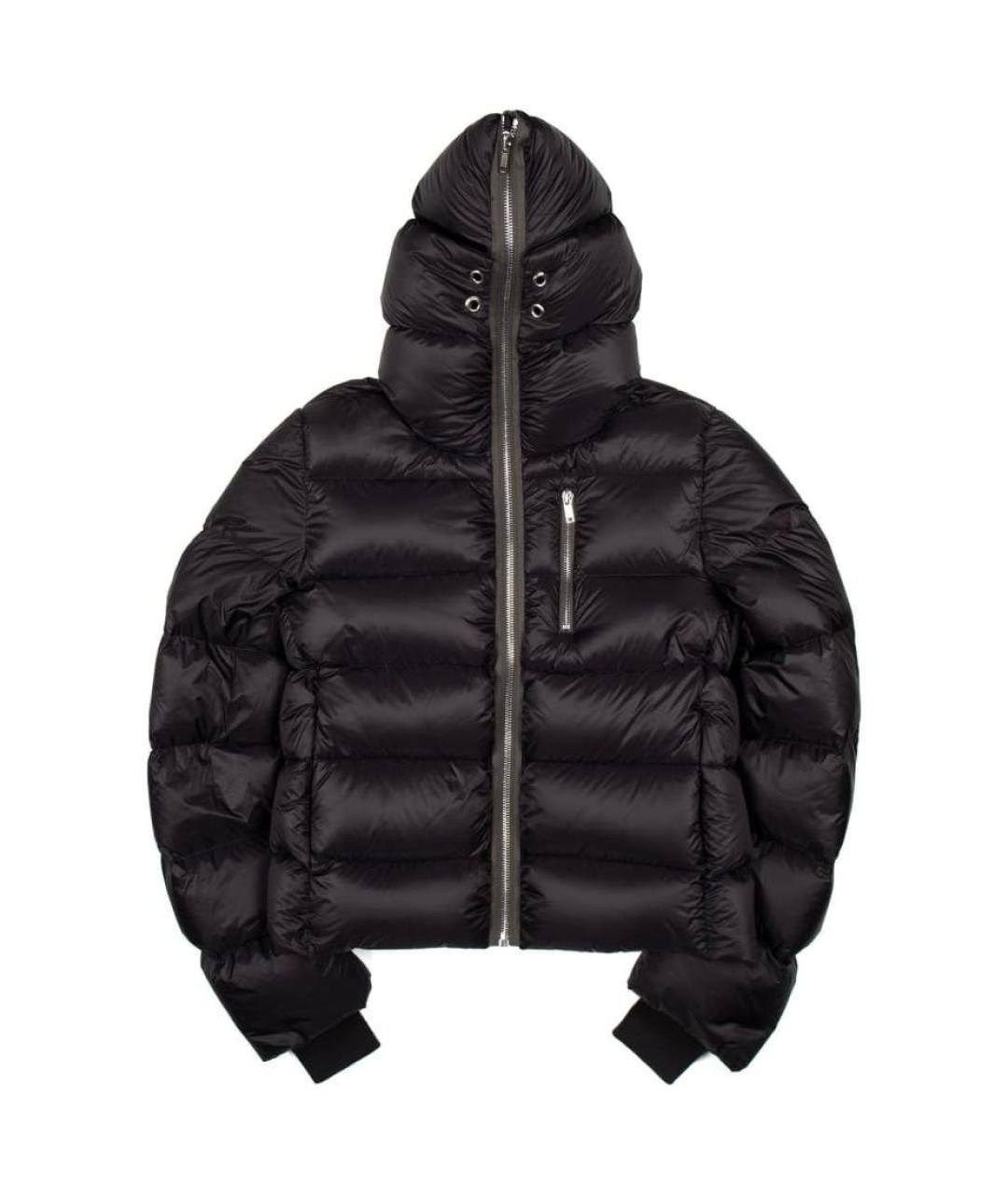 RICK OWENS Черный полиамидовый пуховик, фото 1