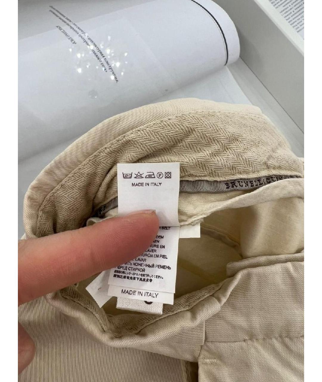 BRUNELLO CUCINELLI Антрацитовые брюки широкие, фото 7