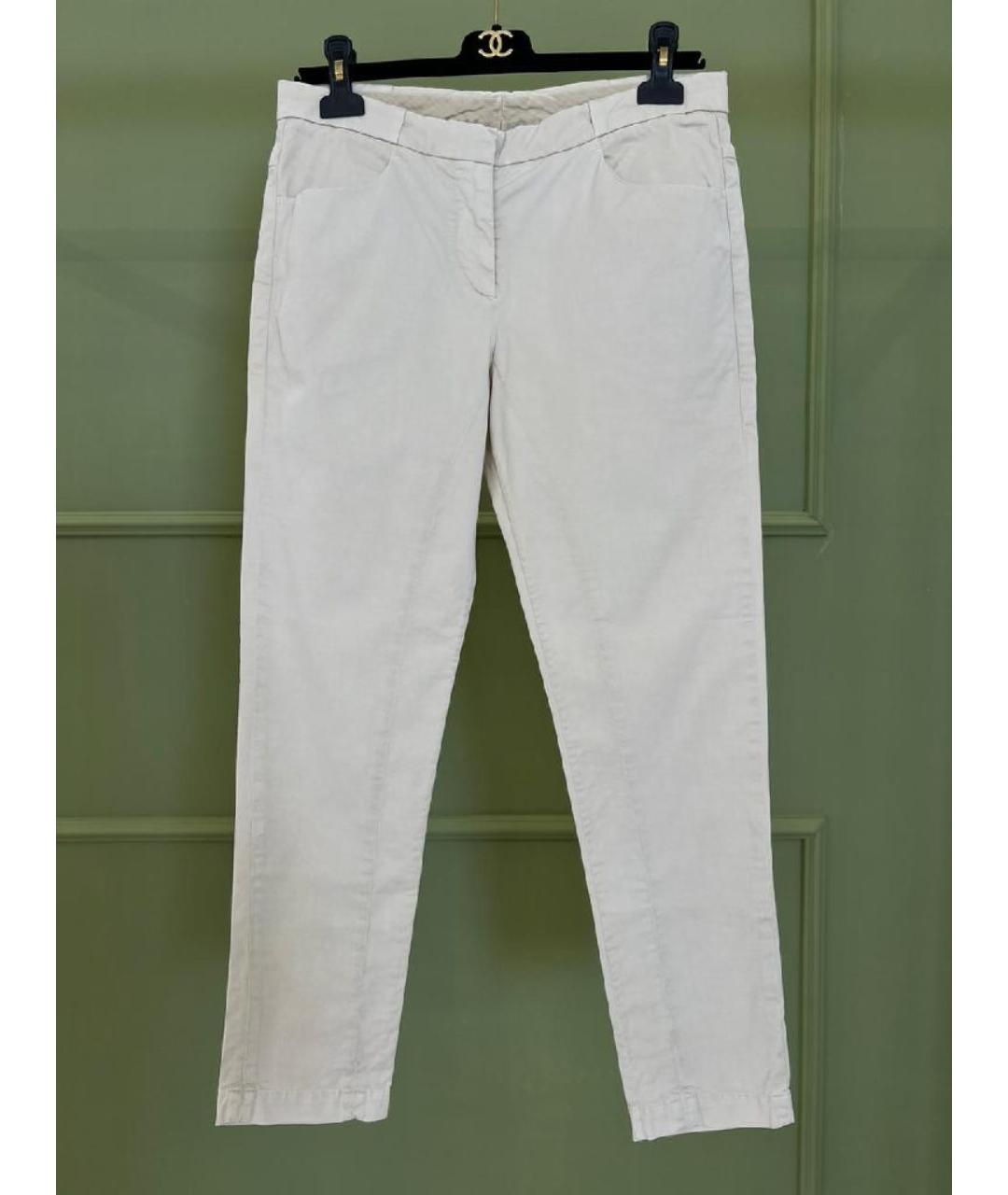 BRUNELLO CUCINELLI Антрацитовые брюки широкие, фото 8