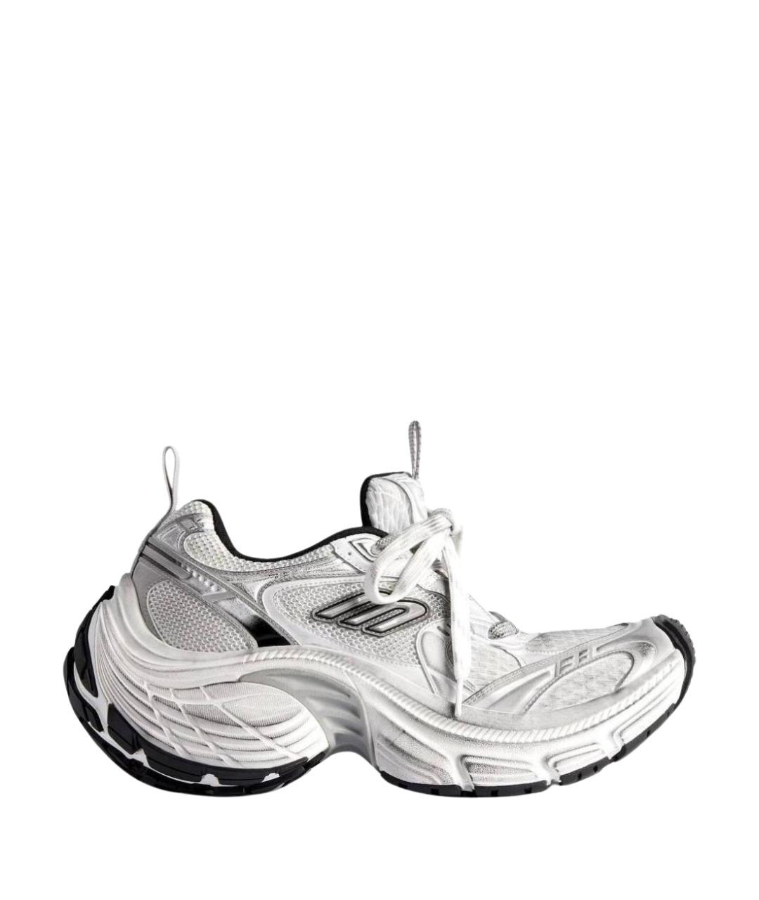 BALENCIAGA Белые текстильные кроссовки, фото 1