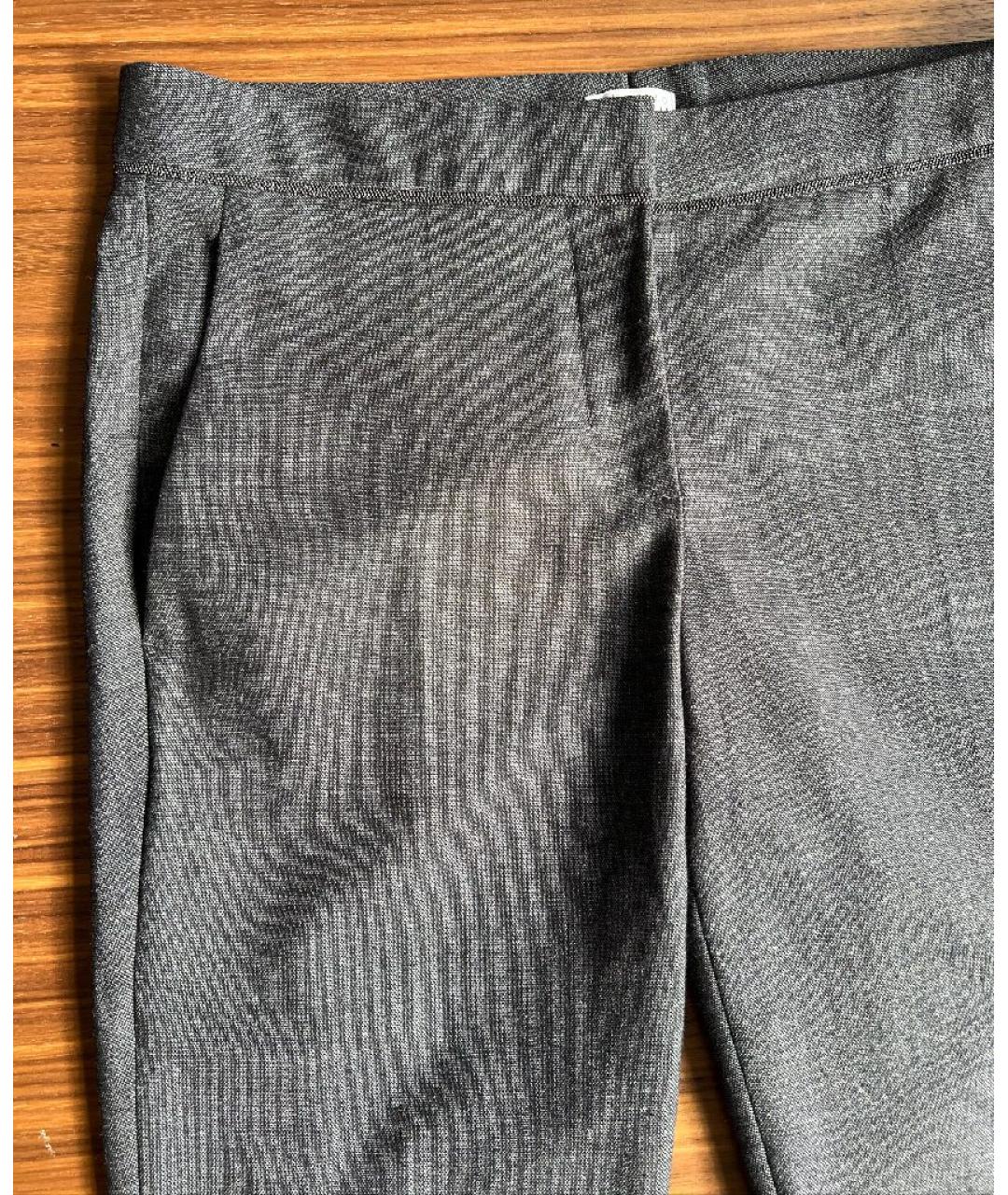 BRUNELLO CUCINELLI Серые брюки широкие, фото 3
