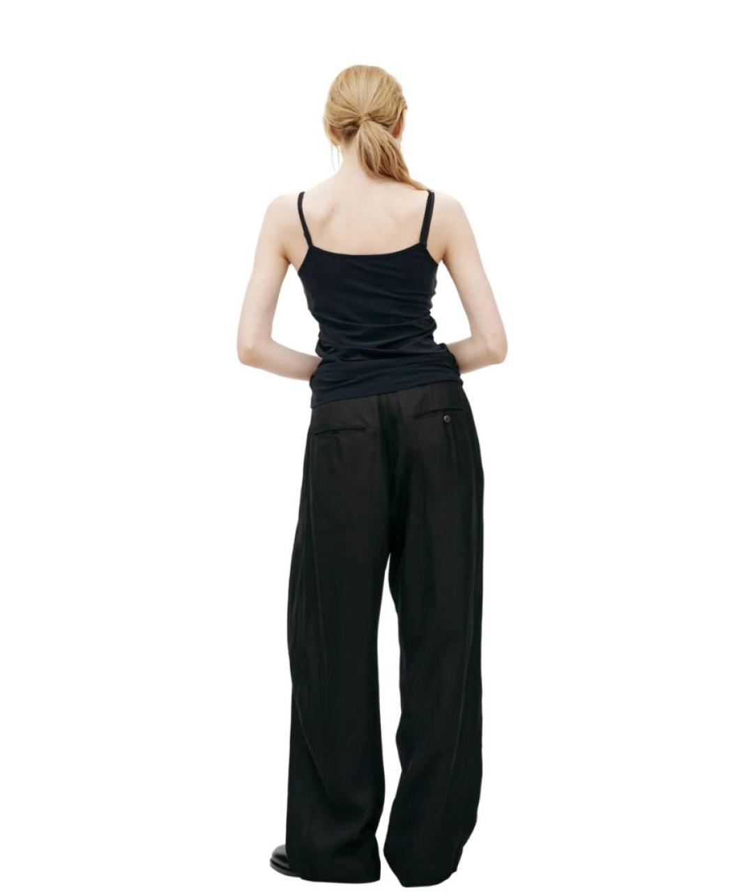 JIL SANDER Черная полиамидовая майка, фото 5