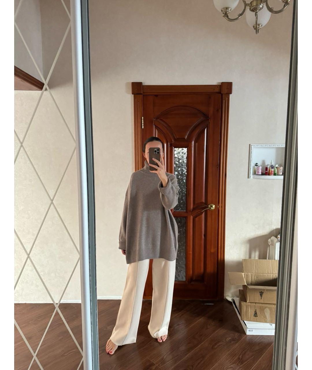 12 STOREEZ Бежевый кашемировый джемпер / свитер, фото 5