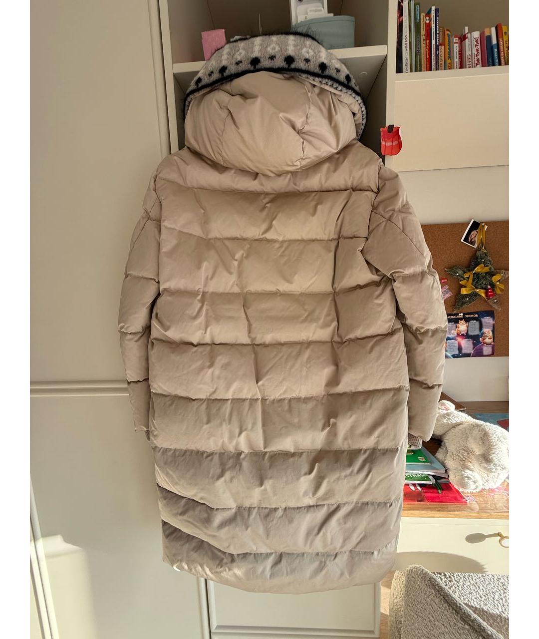 LORENA ANTONIAZZI Бежевый пуховик, фото 2