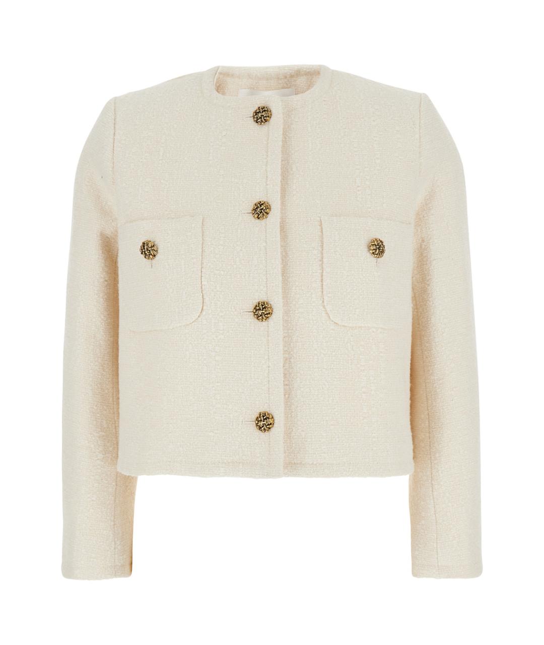 BA&SH Бежевый хлопковый жакет/пиджак, фото 1