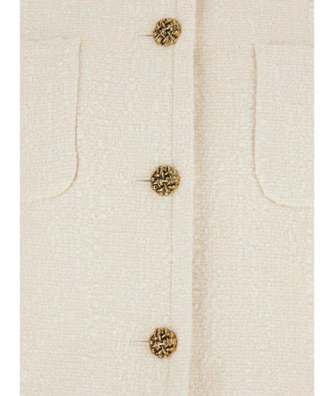BA&SH Бежевый хлопковый жакет/пиджак, фото 3