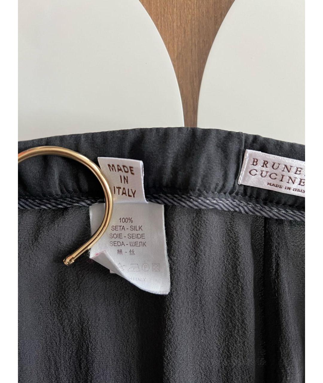 BRUNELLO CUCINELLI Серая юбка макси, фото 6