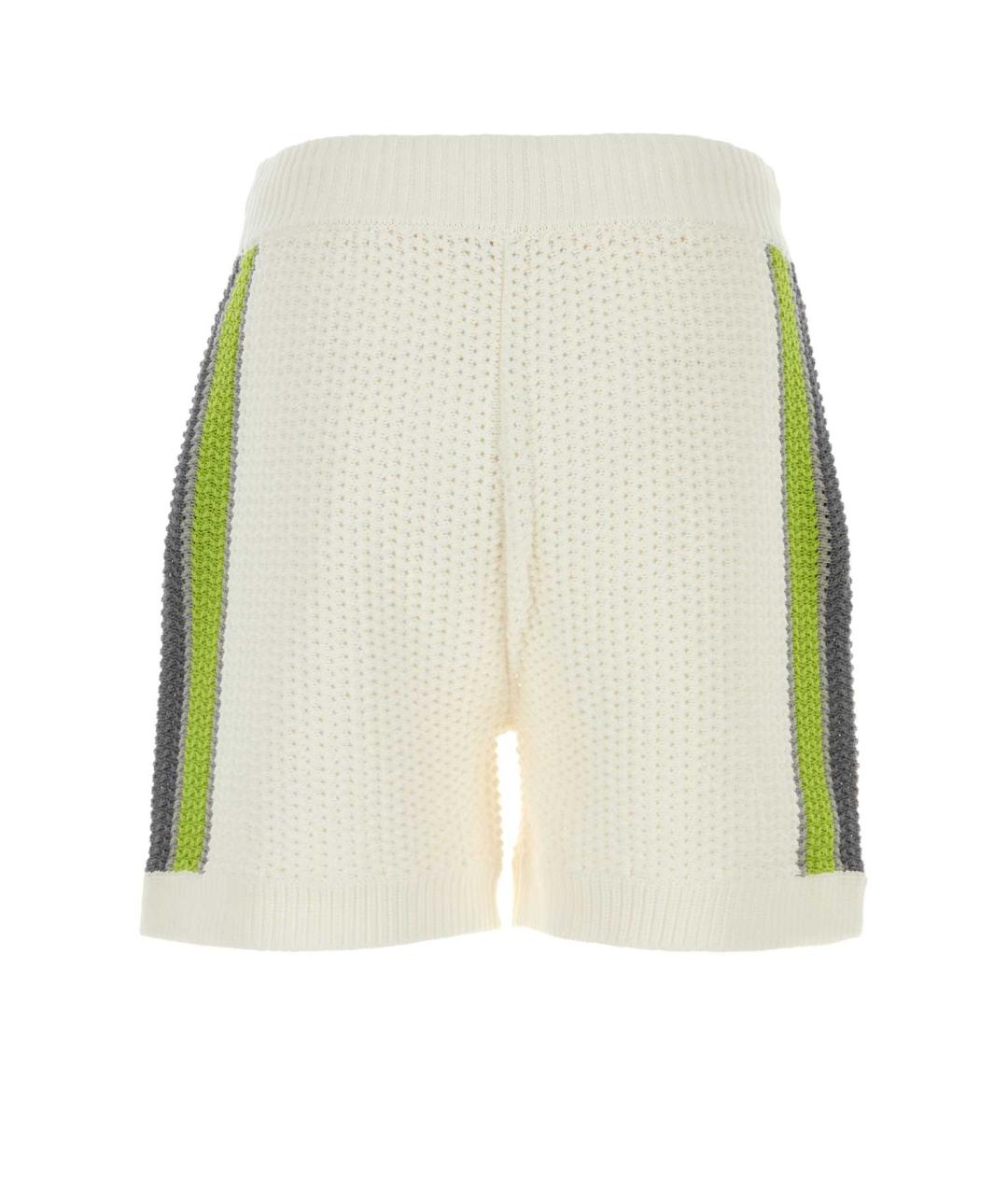 CASABLANCA Белые хлопковые шорты, фото 2