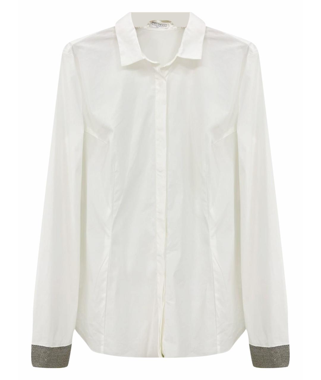 BRUNELLO CUCINELLI Белая хлопковая рубашка, фото 1